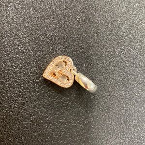 Pandora charm! All of me loves all of you! 925 silver Double hearts